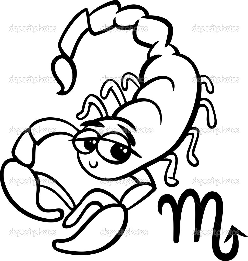 972x1023 Scorpion Coloring Pages