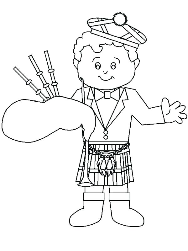 Scottish Coloring Pages Coloring Pages Coloring Pages A Little Boy 600x800 Scottish Coloring Pages Coloring Pages Coloring Pages A Little Boy