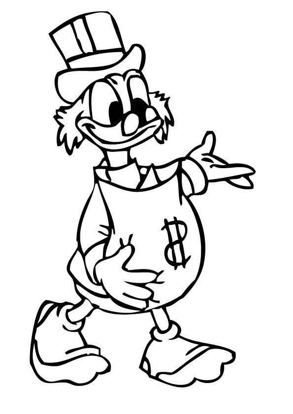 595x842 Kids N 24 Coloring Pages Of Scrooge Mcduck