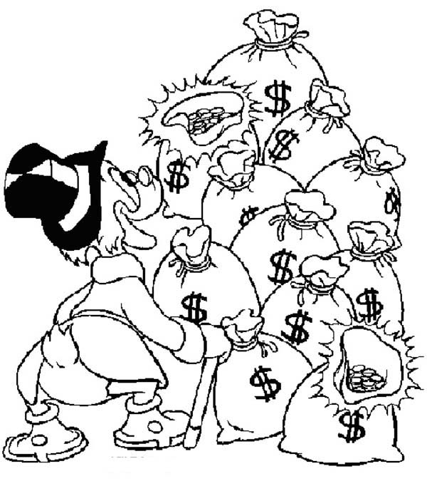 600x682 Money Color Pages 400889