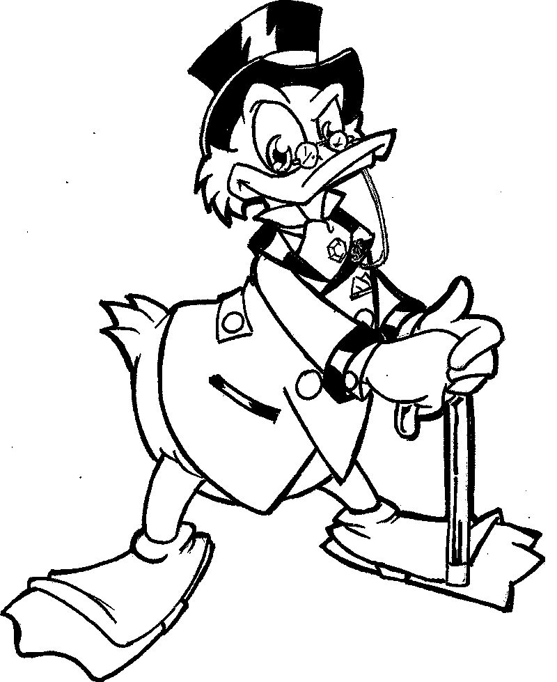 800x979 Scrooge Mcduck Already Old Scrooge Mcduck Coloring Pages