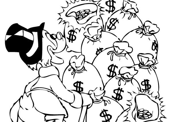 595x425 Scrooge Mcduck Coloring Pages Kids N Fun 24 Coloring Pages