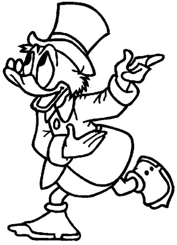 600x828 Scrooge Mcduck Give Directions Scrooge Mcduck Coloring Pages