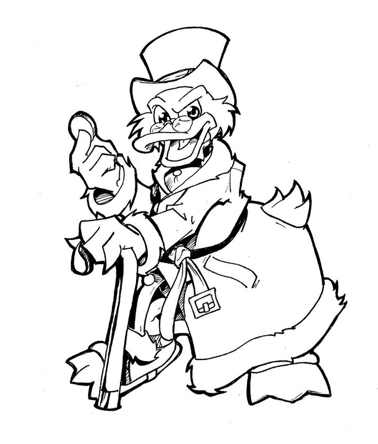 736x864 Scrooge Coloring Pages 18 Best Scrooge Mcduck Coloring Pages
