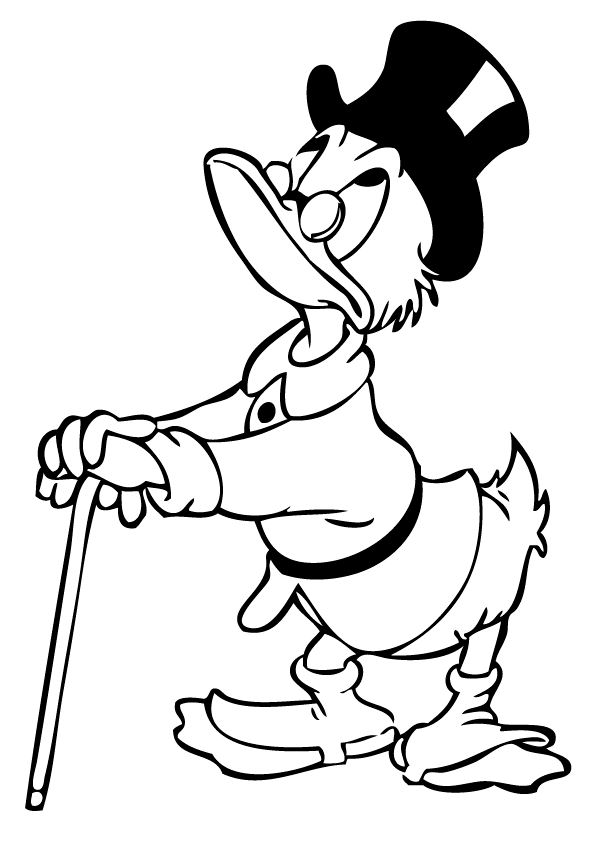 595x842 Kids N 24 Coloring Pages Of Scrooge Mcduck
