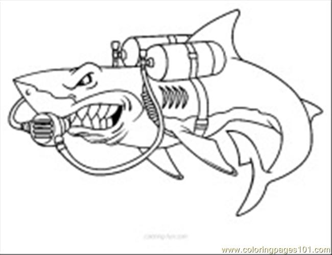 650x500 Scuba Diving21 Coloring Page