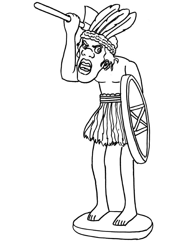 612x792 African Sculpture Coloring Page Download Free African Sculpture