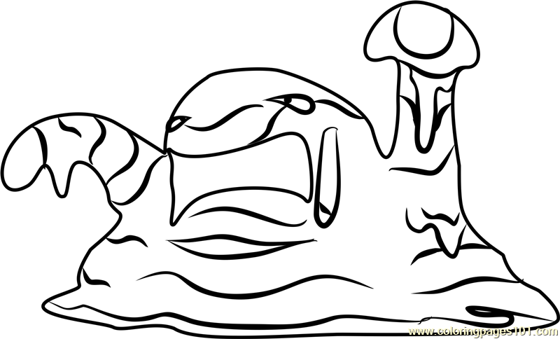 800x484 Muk Pokemon Go Coloring Page