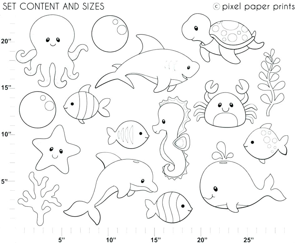 Ocean Animal Coloring Pages Sea Animal Coloring Pages Sea Animals 945x779 Ocean Animal Coloring Pages Sea Animal Coloring Pages Sea Animals