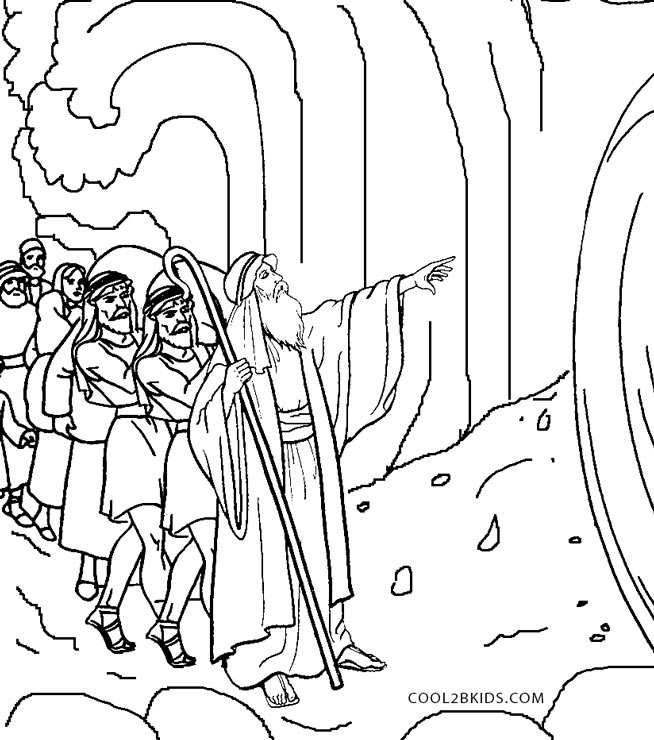 Printable Moses Coloring Pages For Kids Cool2bkids 654x740 Printable Moses Coloring Pages For Kids Cool2bkids