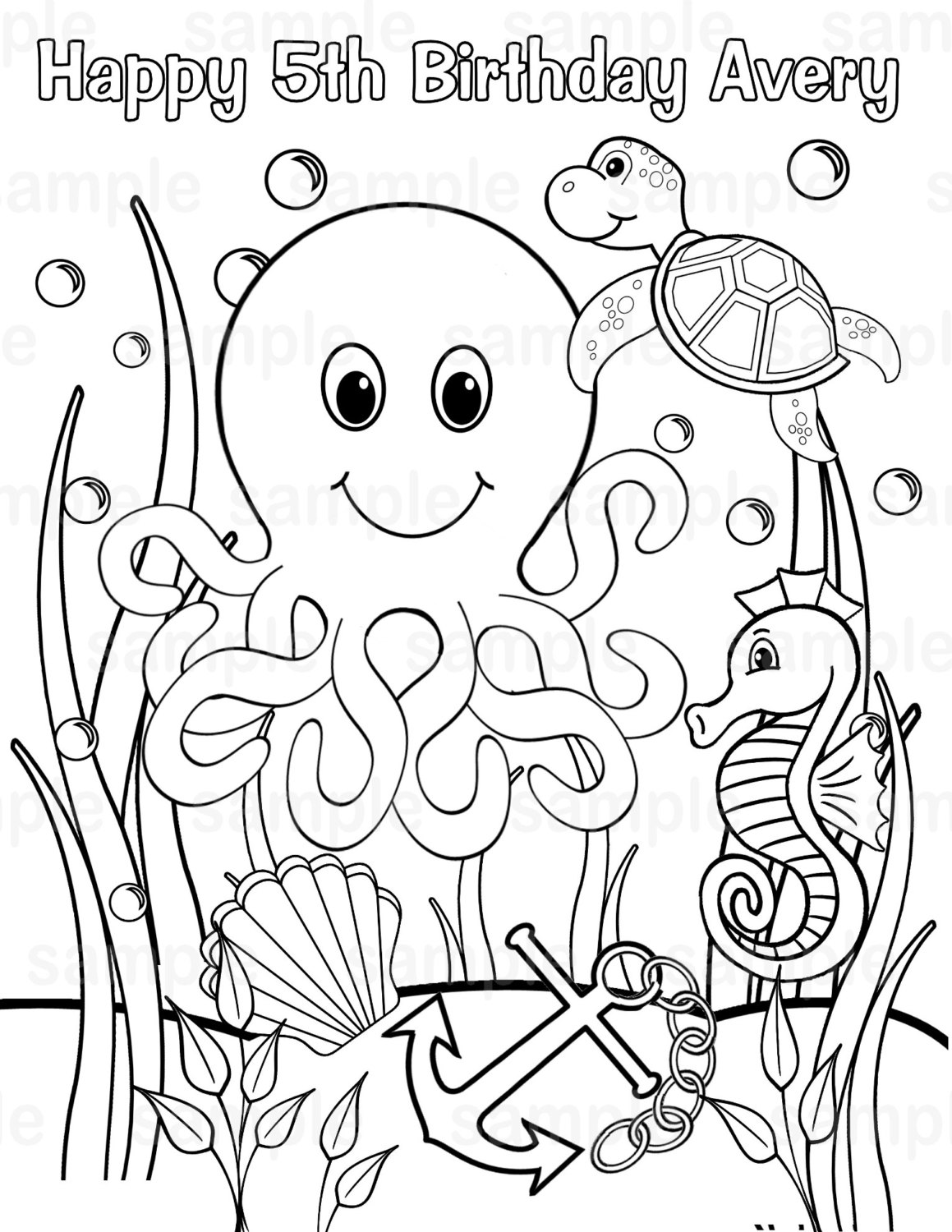 Under The Sea Coloring Pages 1159x1500 Under The Sea Coloring Pages