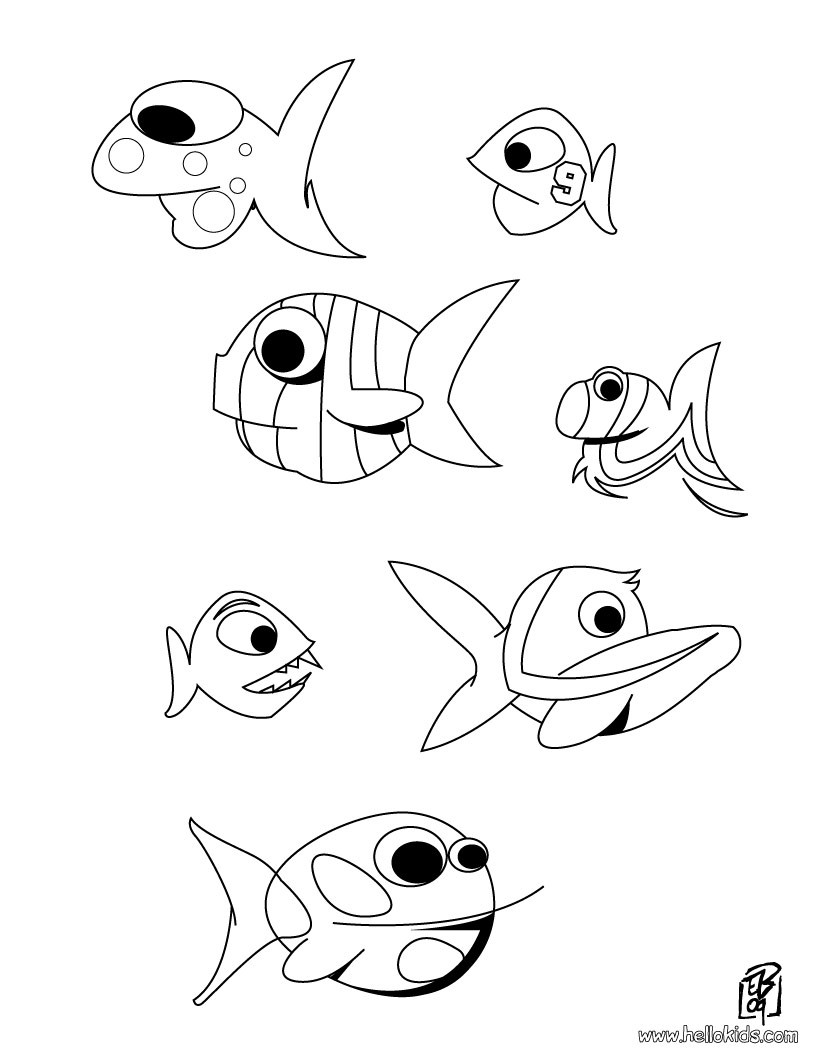 820x1060 Sea Animals Coloring Pages