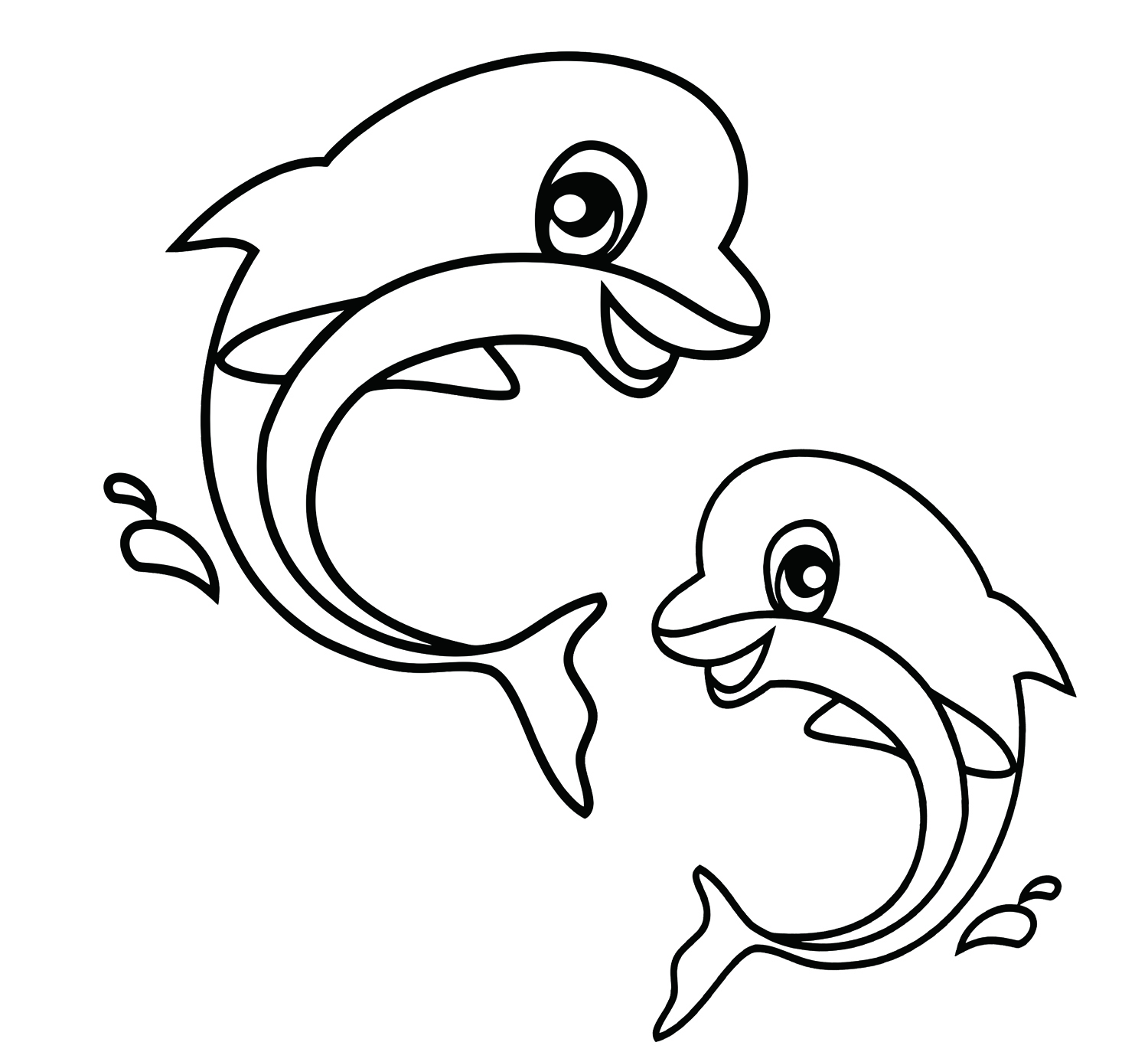 1500x1374 Sea Creatures Coloring Pages