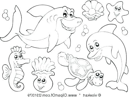 Sea Life Coloring Pages at GetColorings.com | Free printable colorings ...