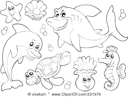 450x340 Ocean Coloring Pages For Adults And Sea Life Coloring Page Ocean