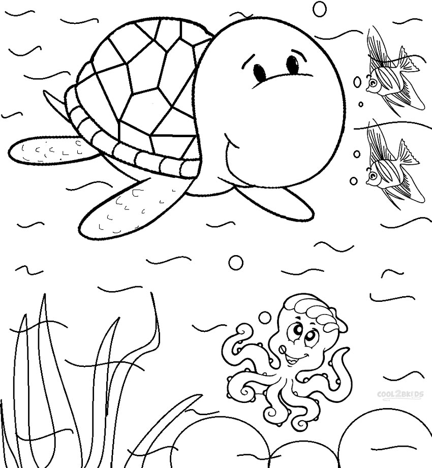 850x921 Printable Sea Turtle Coloring Pages For Kids Cool2bkids
