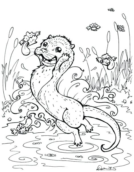 The Best Otter Animal Coloring Pages Image Collections Sea Otter 470x603 The Best Otter Animal Coloring Pages Image Collections Sea Otter