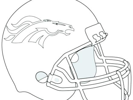440x330 Seahawks Coloring Pages Helmet Coloring Page Broncos Helmet