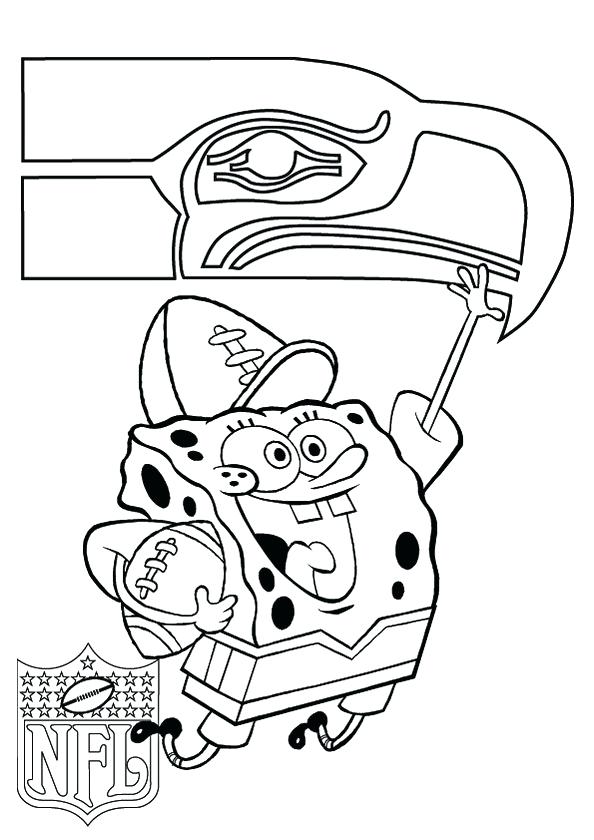 594x840 Awesome Seahawks Coloring Pages To Print Or Logo Coloring Pages