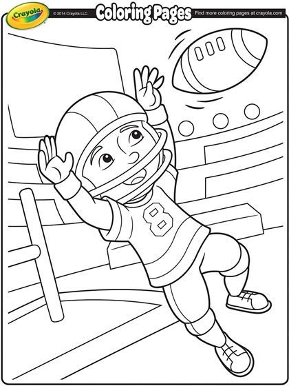 Football Coloring Page 420x560 Football Coloring Page