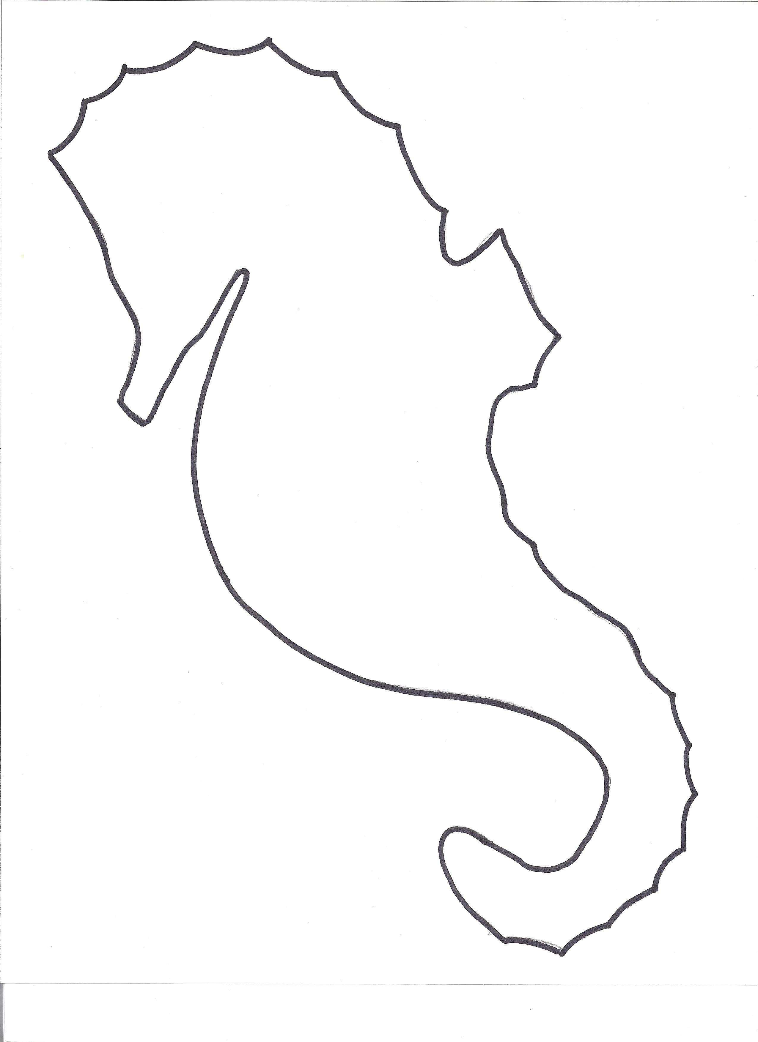2550x3507 Cute Seahorse Color By Number Free Printable Coloring Pages