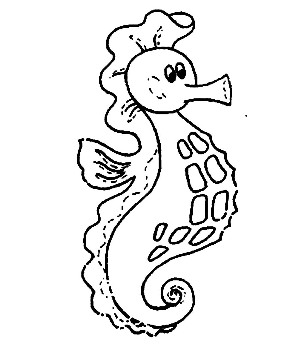 1028x1152 Last Minute Seahorse Coloring Pages Free Printable For Kids