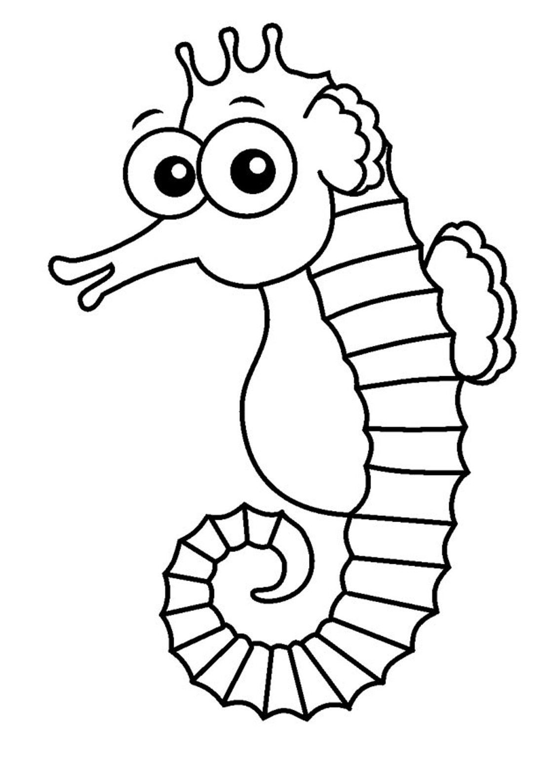 1104x1558 Seahorse Coloring Pages 4