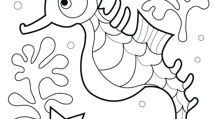 735x400 Horse Coloring Pages For Adults