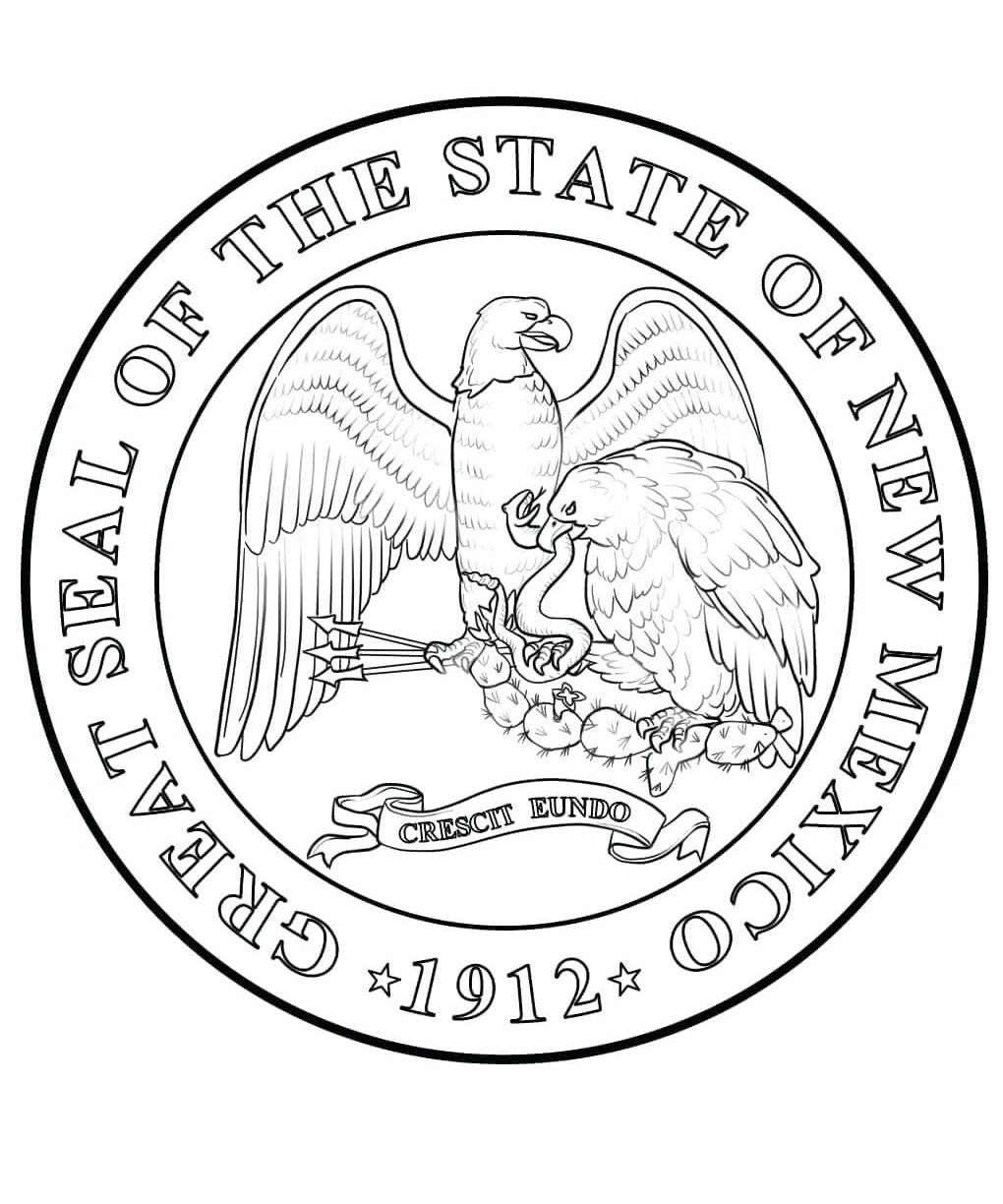 1020x1224 High Tech Delaware State Seal Coloring Page Cool Michigan Click