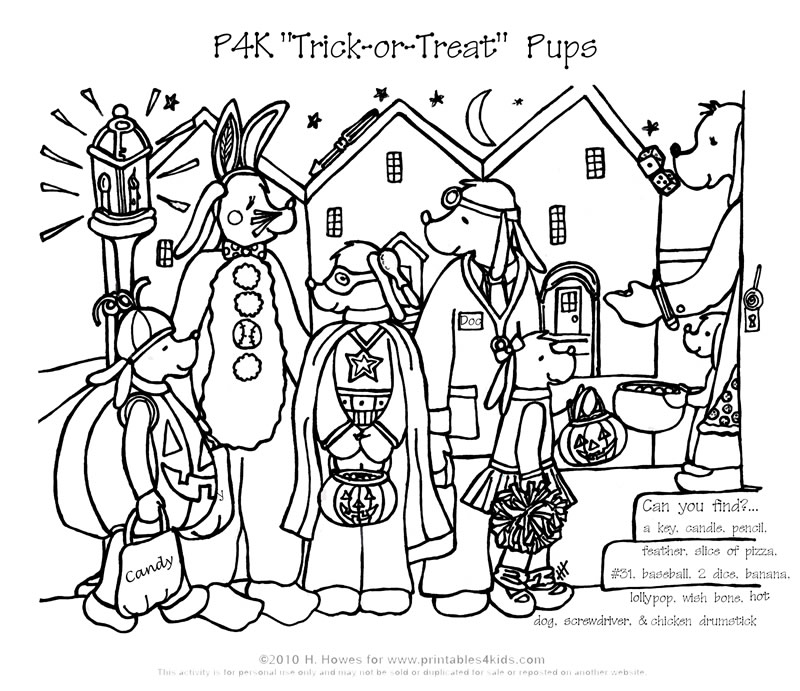800x691 Halloween Hidden Picture Printable Free