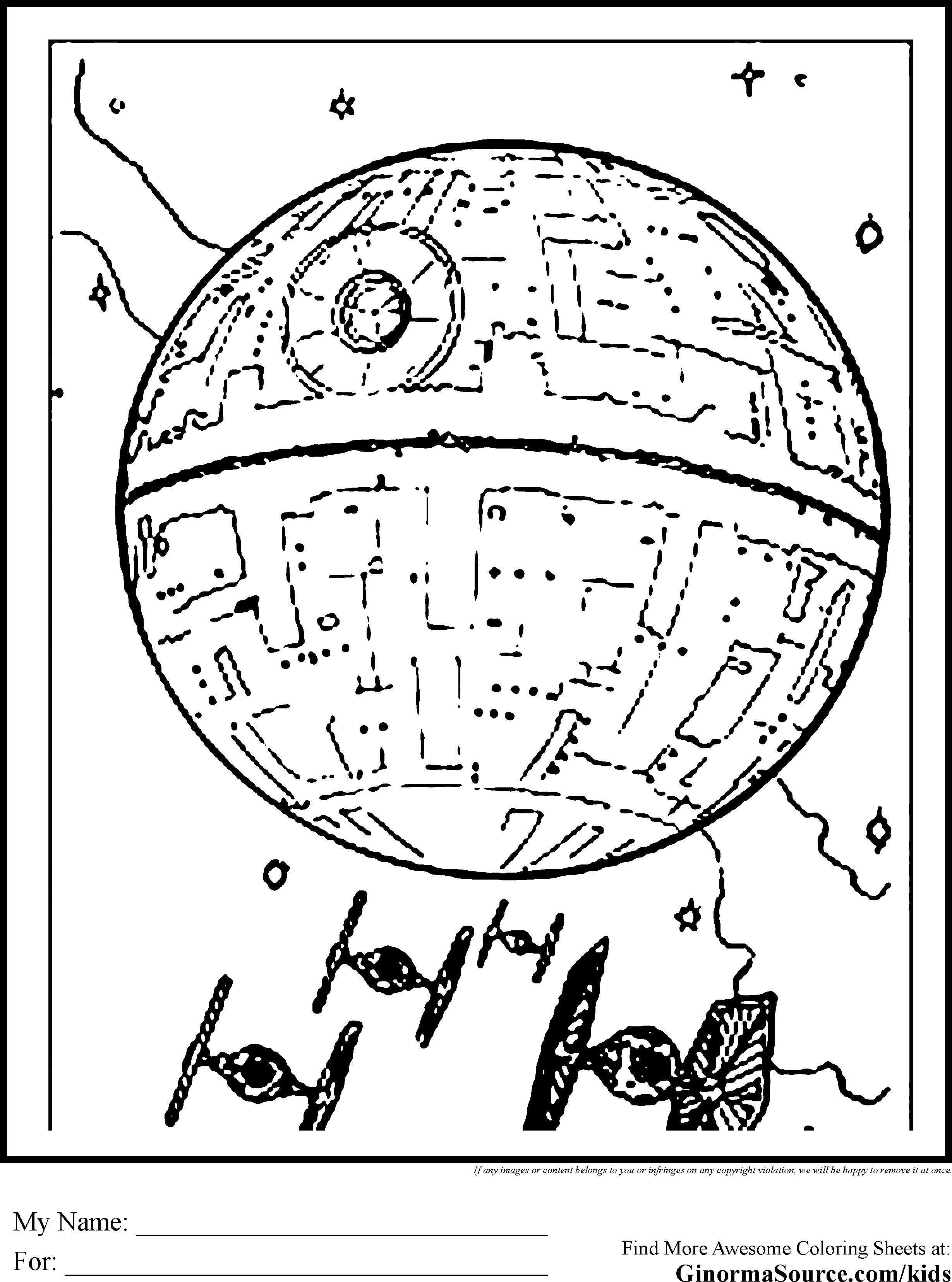 2459x3310 Death Star Coloring Google Search Christmas Throughout