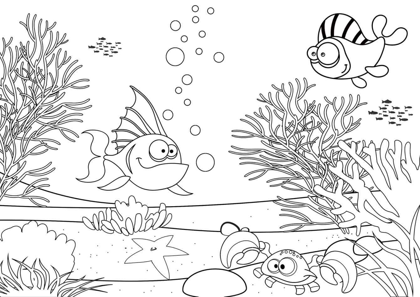 Pond Habitat Coloring Pages Online Coloring Printable 1341x948 Pond Habitat Coloring Pages Online Coloring Printable