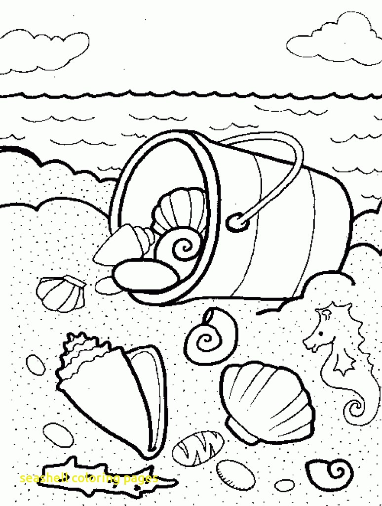 774x1024 Seashell Coloring Pages With Top 25 Free Printable Shell