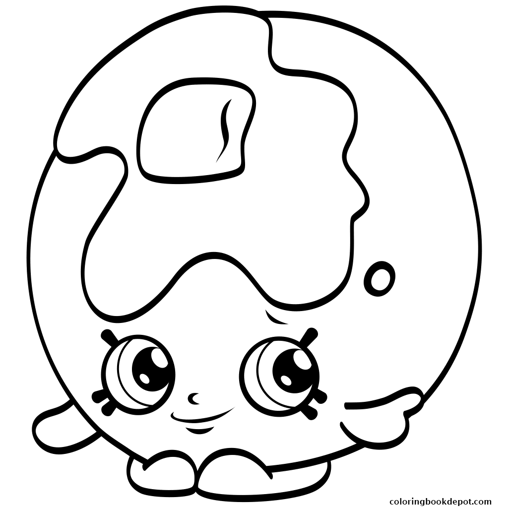 1024x1024 Clipart Black Shopkins Season 4 Coloring Pages