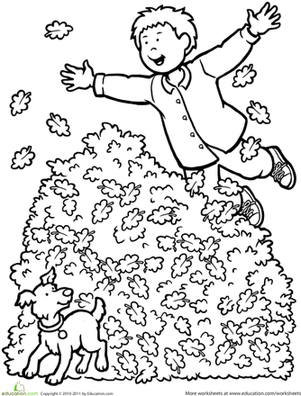 301x396 In Season! 8 Coloring Pages For The Four Seasons