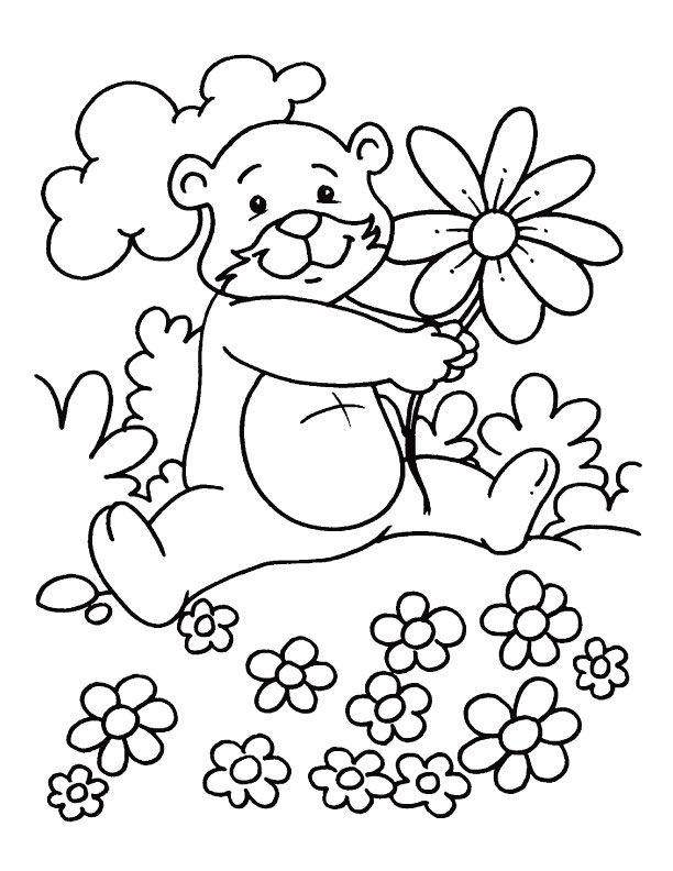 612x792 Lovely Spring Season Coloring Pages Spring Coloring Pages