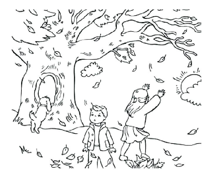 736x605 Coloring Pages For Fall Season Coloring Pages Of Fall Coloring