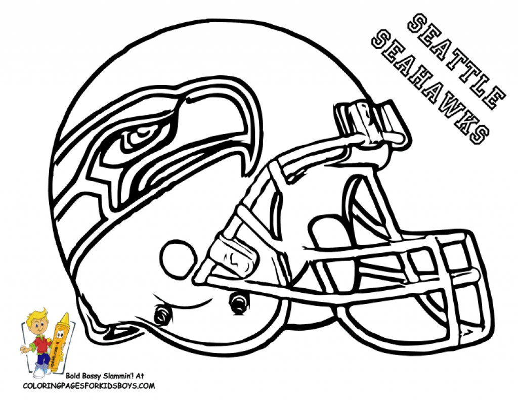 1024x791 Seahawks Coloring Pages Free Seattle Page Have Kids Color And Add