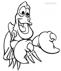 236x277 Sebastian Will Eat Little Mermaid Coloring Pages