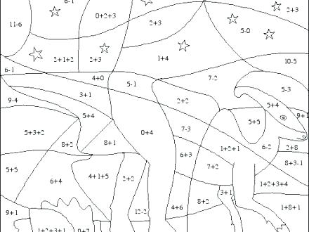 440x330 Second Grade Coloring Pages Addition Coloring Page Grade Second