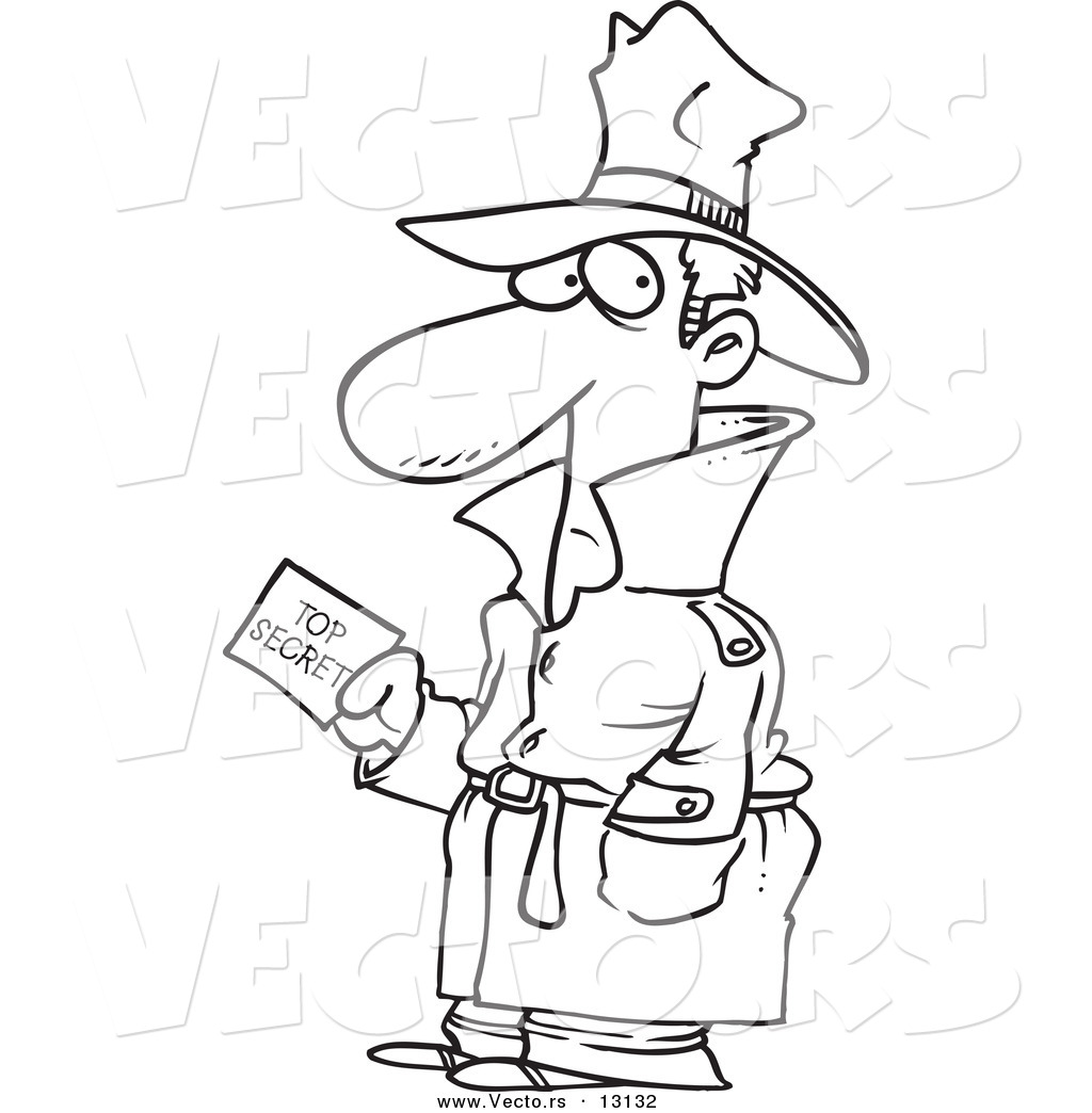 Vector Of A Cartoon Undercover Agent Carrying Top Secret 1024x1044 Vector Of A Cartoon Undercover Agent Carrying Top Secret
