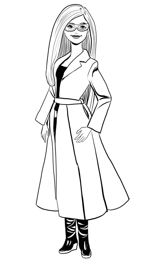 Secret Agent Coloring Pages Barbie Secret Agent Coloring Pages 485x850 Secret Agent Coloring Pages Barbie Secret Agent Coloring Pages