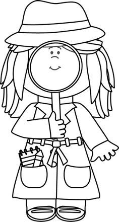 Magnifying Glass Pattern. Use The Printable Outline For Crafts 236x441 Magnifying Glass Pattern. Use The Printable Outline For Crafts