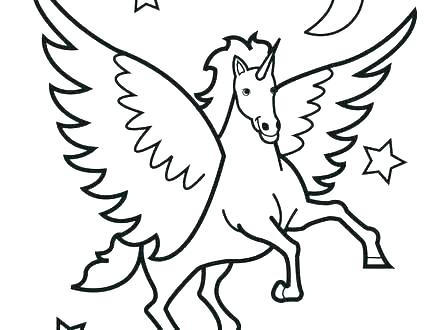 440x330 Race Horse Coloring Pages To Print Professional
