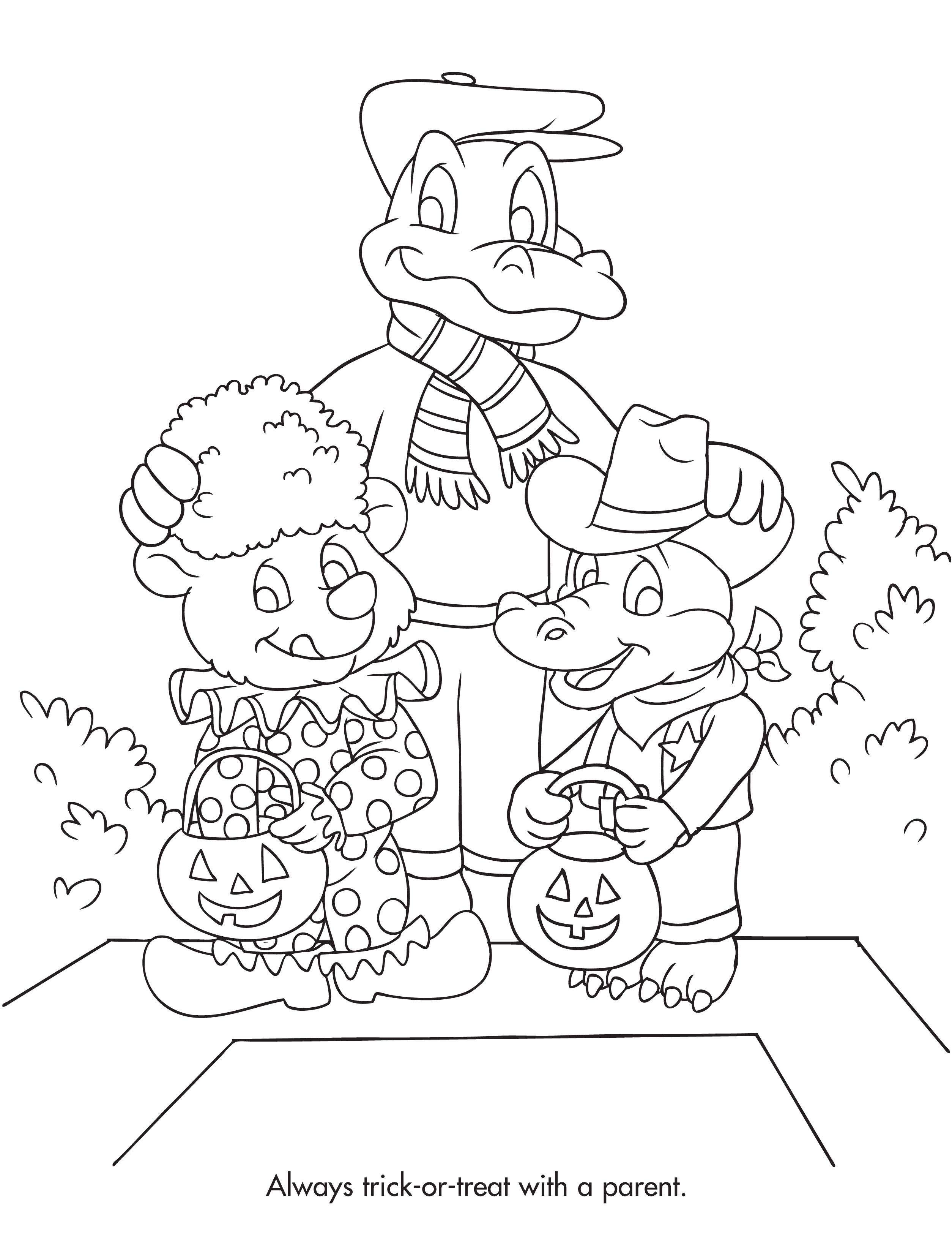 2508x3262 Halloween Safety Coloring Page Coloring And Activity Sheets