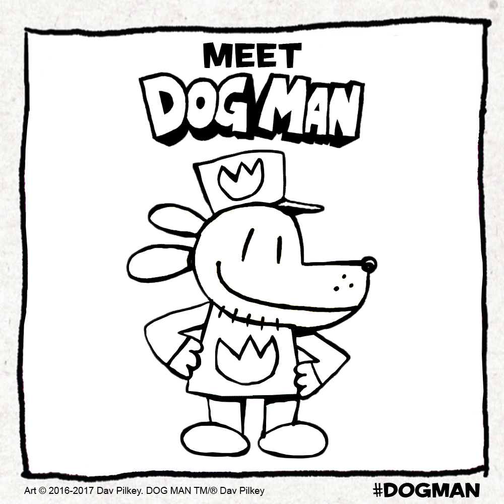 1000x1000 Important Dog Man Unleashed Coloring Pages Mosm