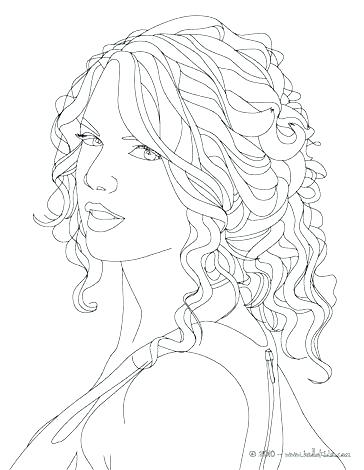 Selena Gomez Coloring Page Coloring Page Celebrities 6 Printable 364x470 Selena Gomez Coloring Page Coloring Page Celebrities 6 Printable