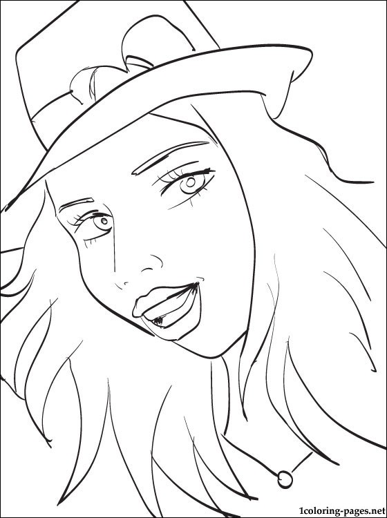 560x750 Coloring Page Selena Gomez Coloring Pages