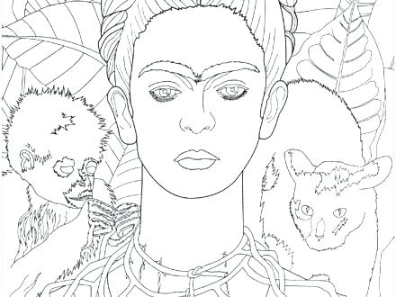 Self Portrait Coloring Page at GetColorings.com | Free printable ...