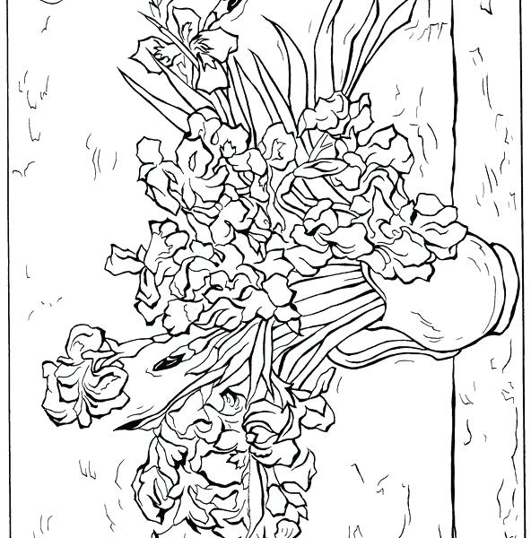 Vincent Van Gogh Coloring Pages Van Coloring Sheets Kids N Fun 592x600 Vincent Van Gogh Coloring Pages Van Coloring Sheets Kids N Fun